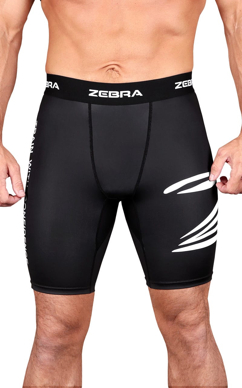Compression pants, ZEBRA Performance,(SHORT), color:black - Image 4