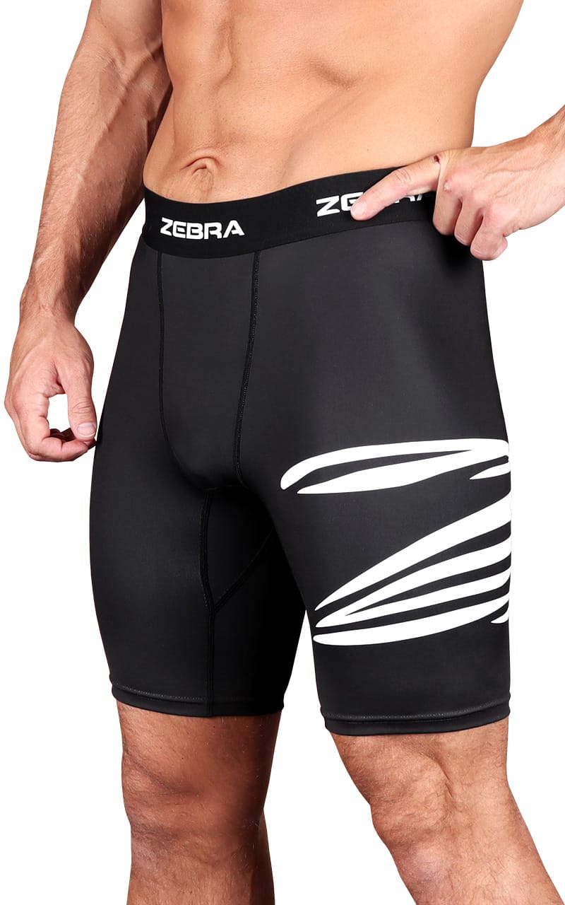 Compression pants, ZEBRA Performance,(SHORT), color:black