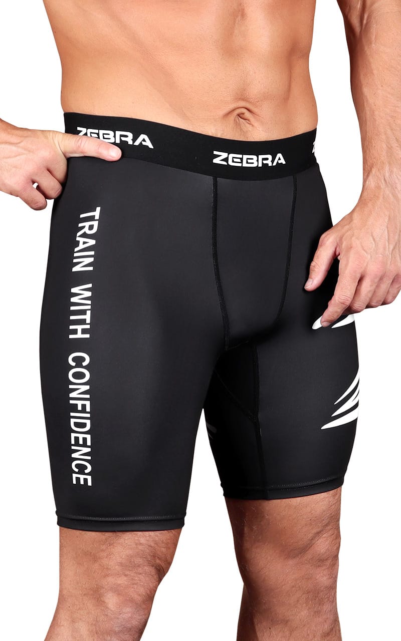 Compression pants, ZEBRA Performance,(SHORT), color:black - Image 3